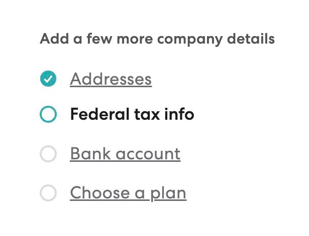 Gusto StepperUI component example
