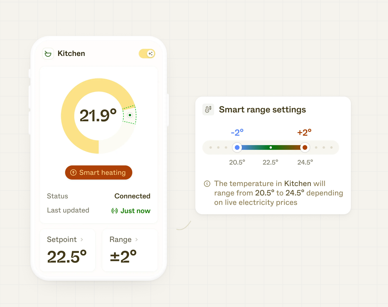 Enode IllustrationUI component example