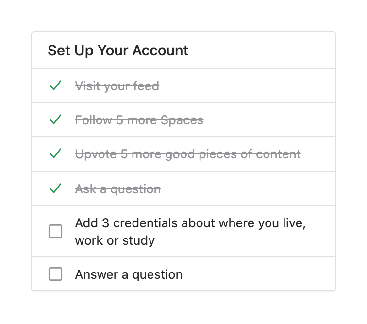 Quora StepperUI component example