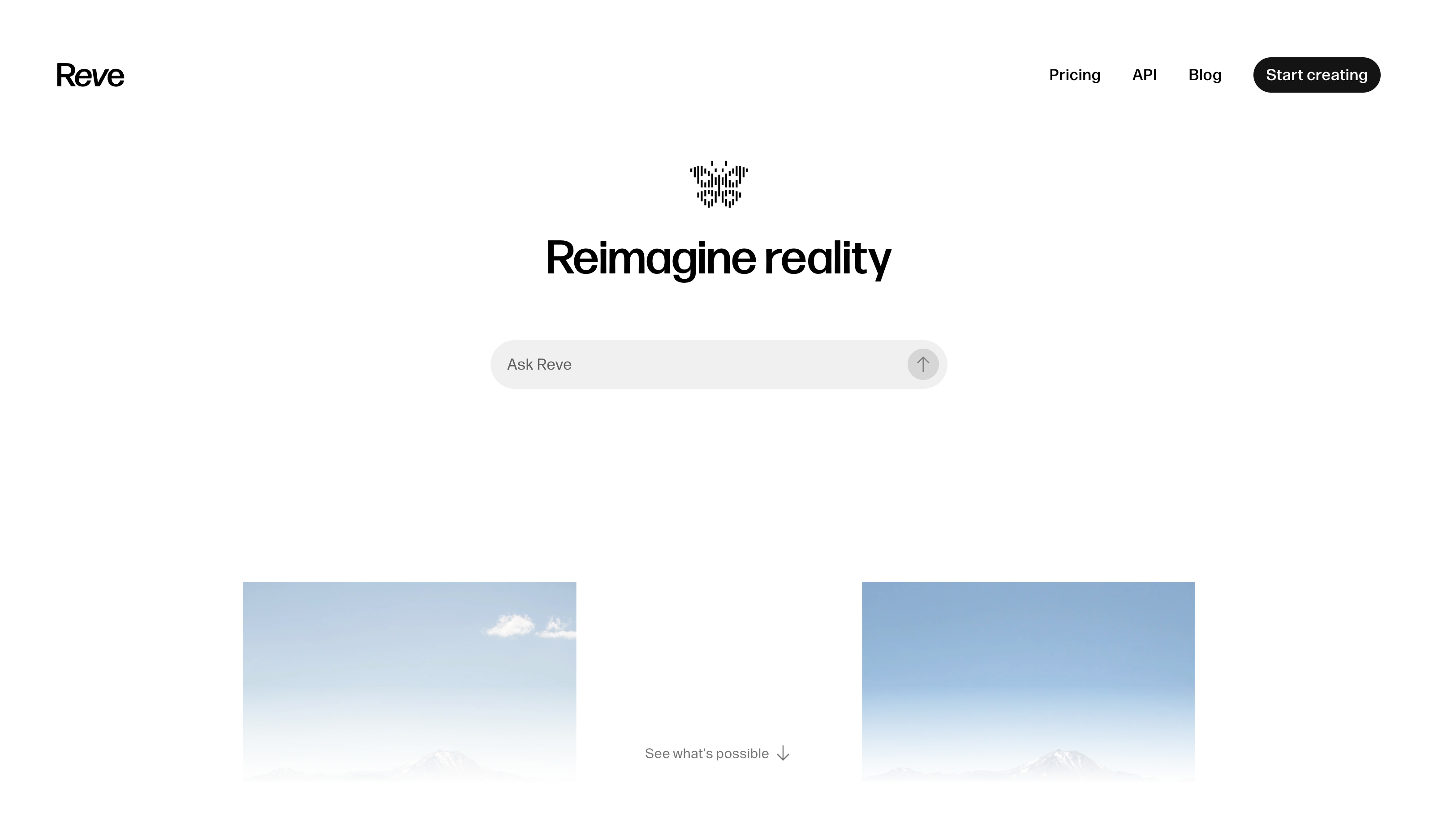 Reve
				hero section ui component