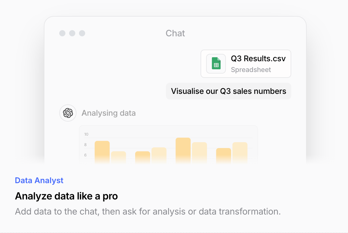 Langdock IllustrationUI component example