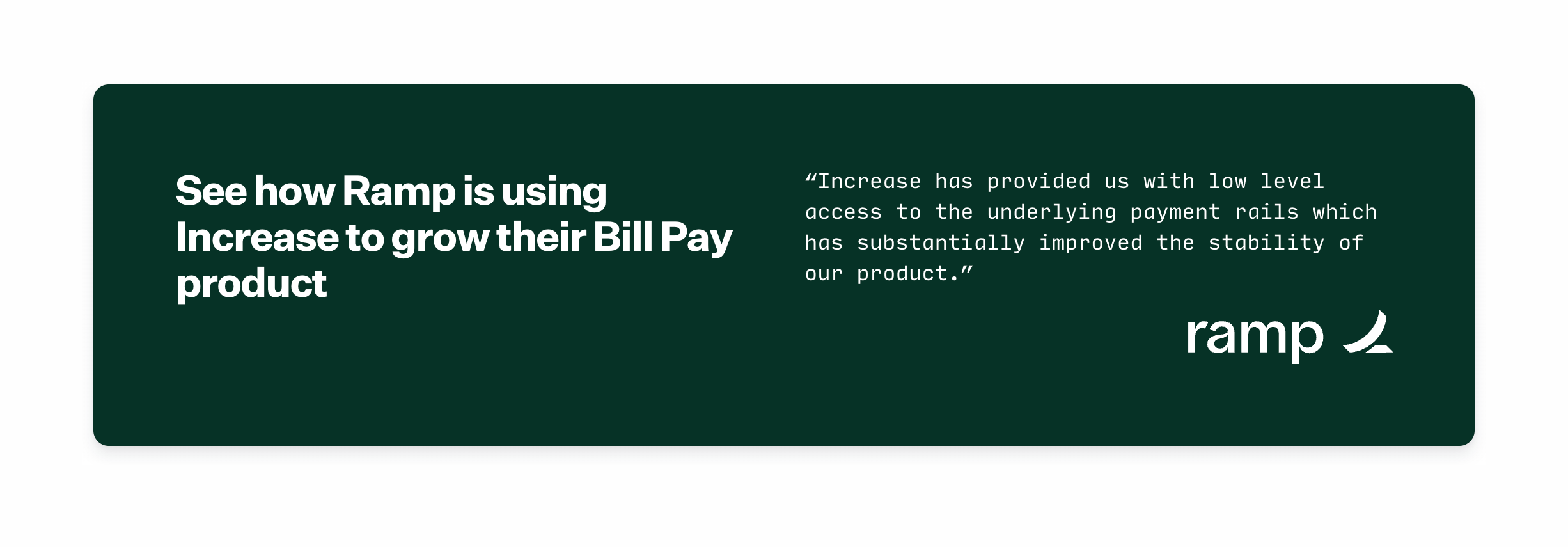 Increase TestimonialUI component example