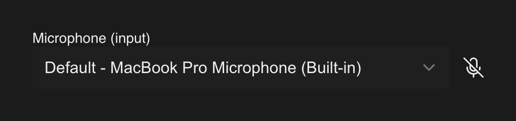 Dyte Dropdown menuUI component example