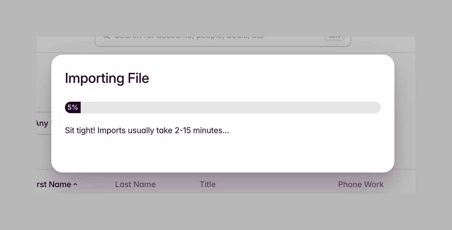 Outseta Progress indicatorUI component example