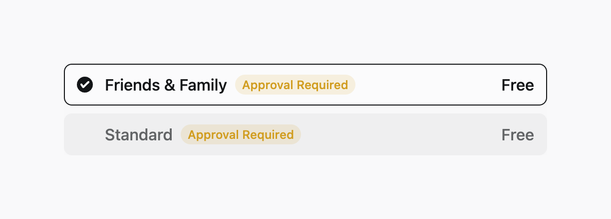 Luma Checkbox & radioUI component example
