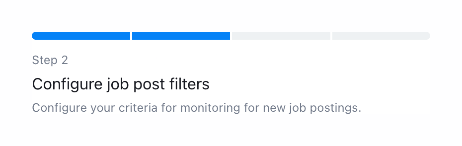 Clay Progress indicatorUI component example