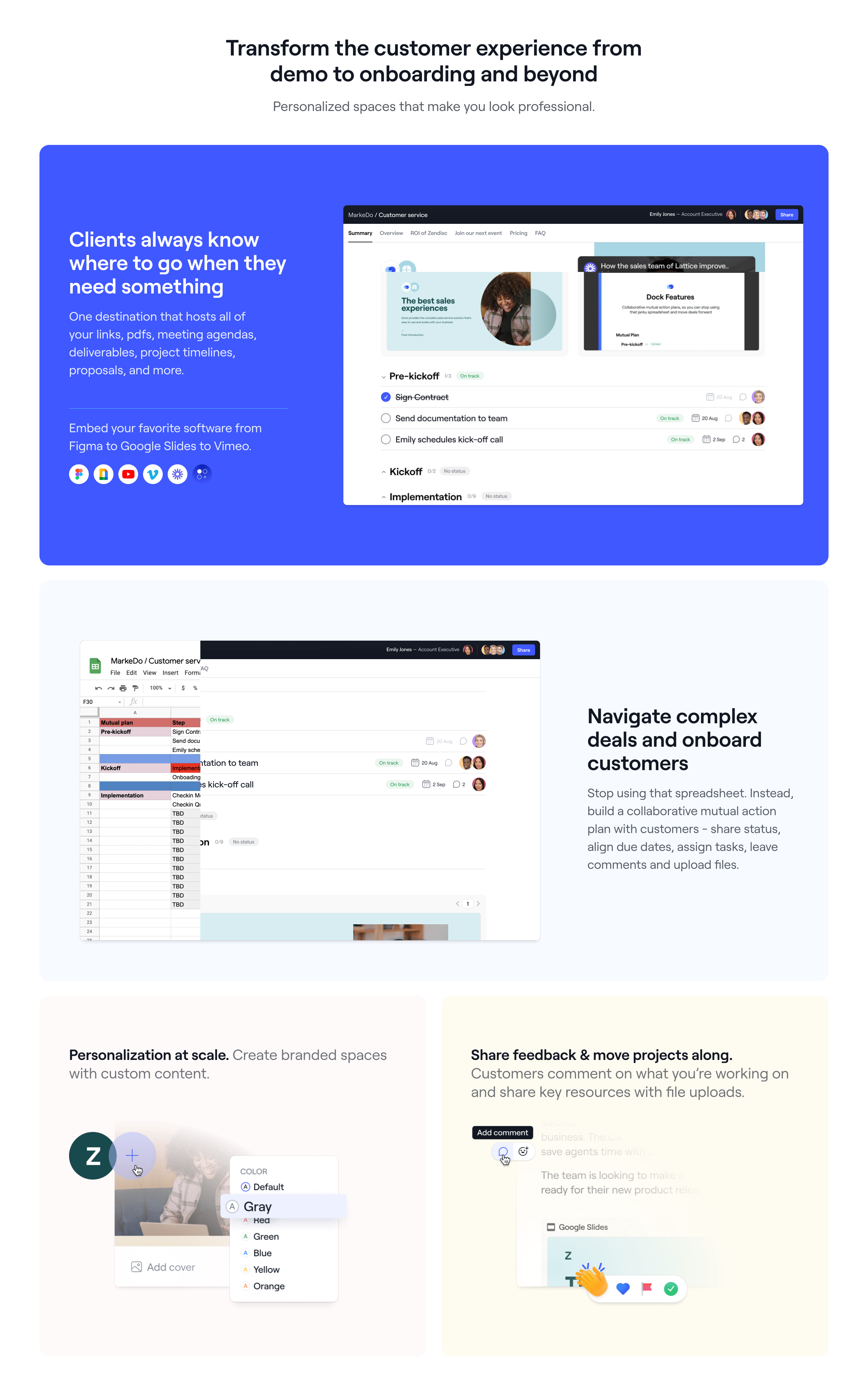 Dock Bento boxUI component example