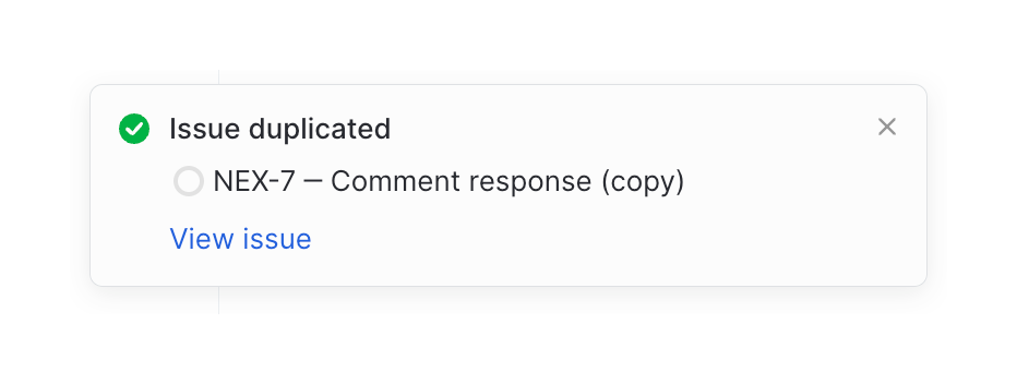 Linear Notification ToastUI component example