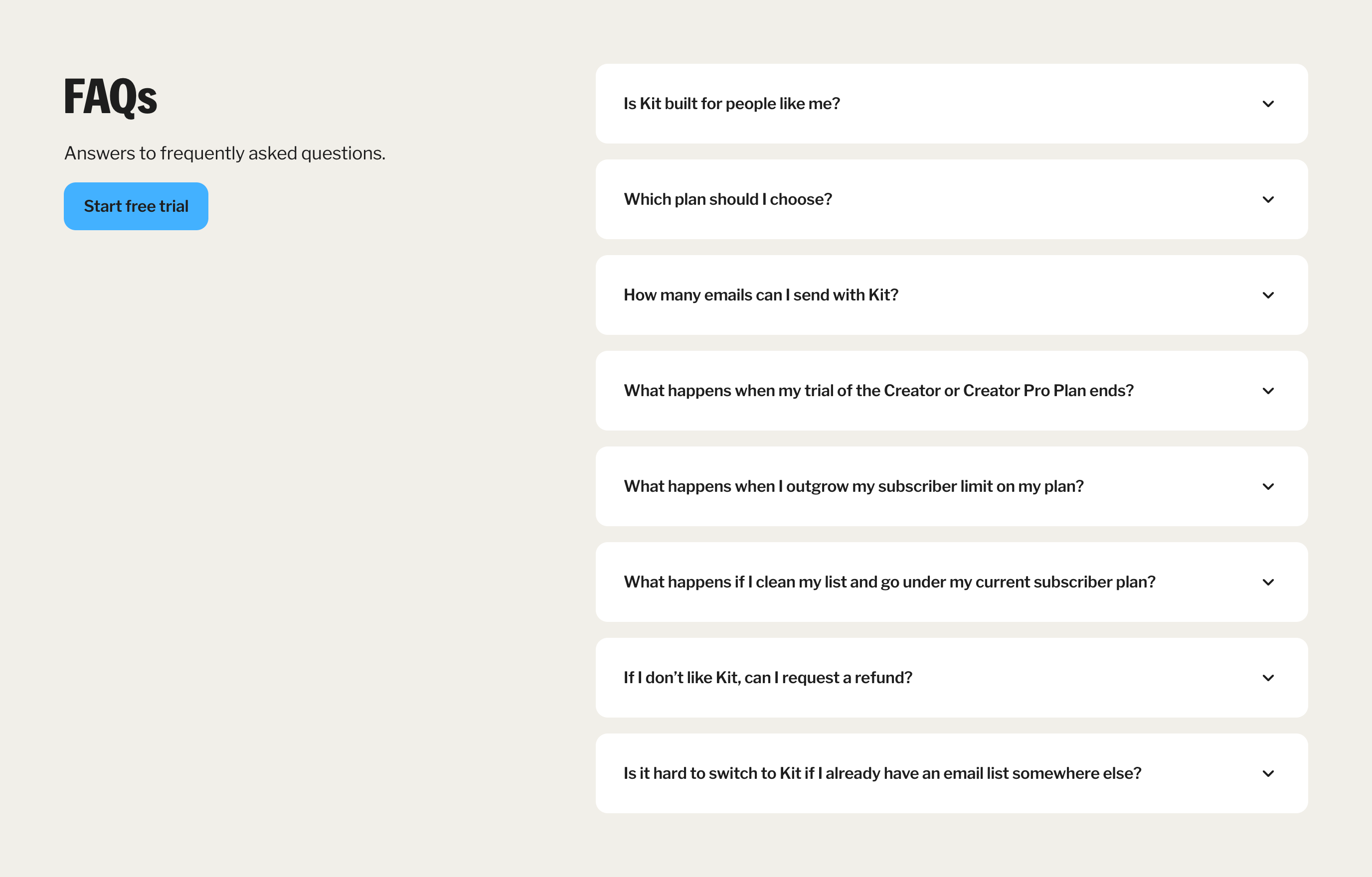 Kit FAQUI component example