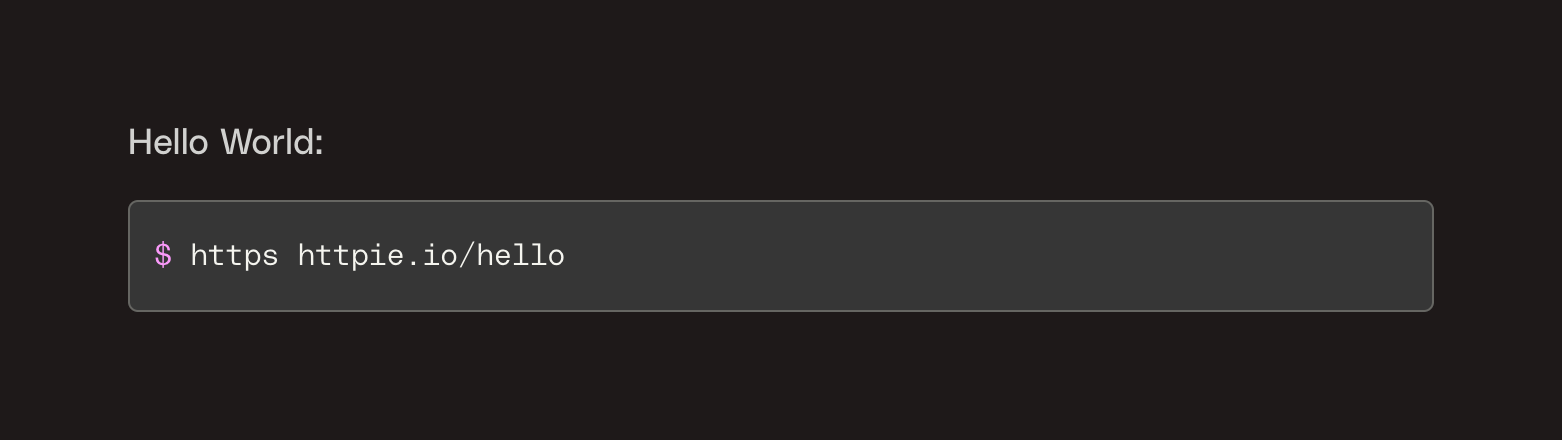 Httpie Code blockUI component example