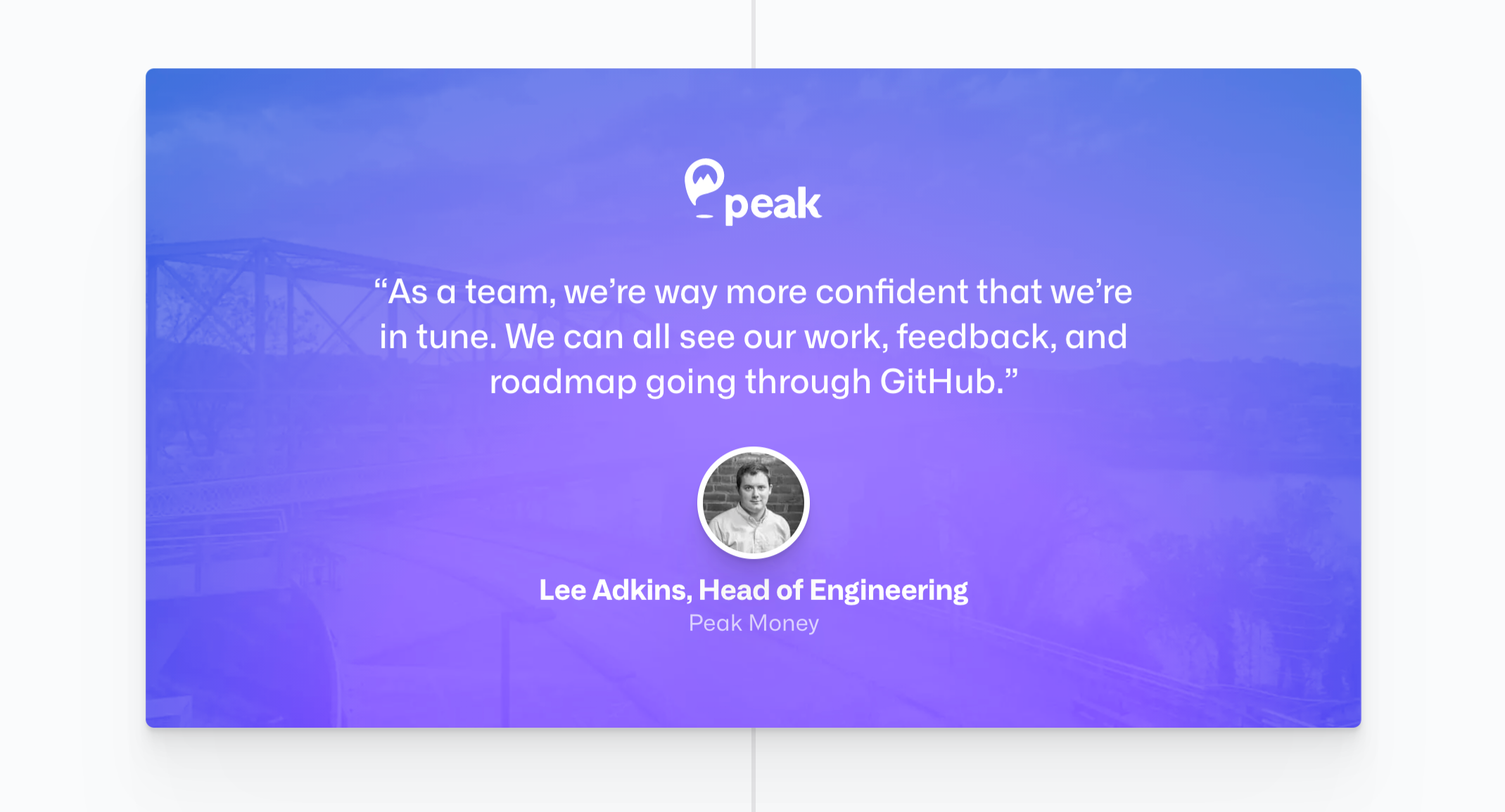 Github TestimonialUI component example