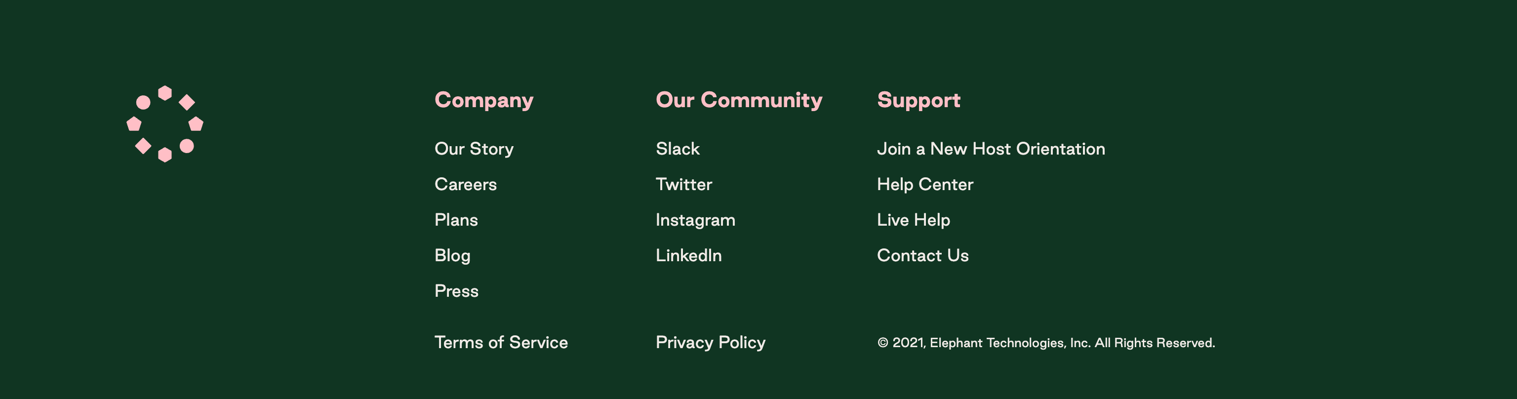 Gatheround FooterUI component example