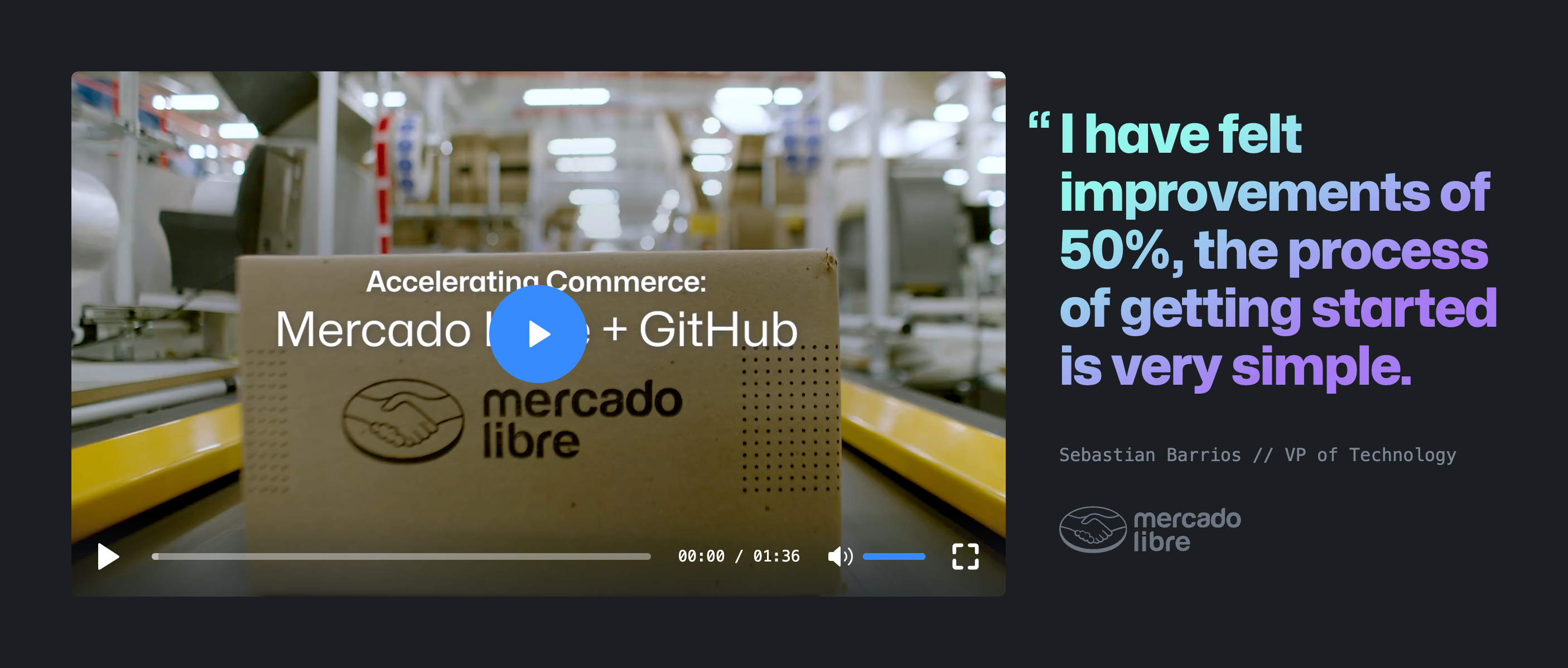 Github TestimonialUI component example
