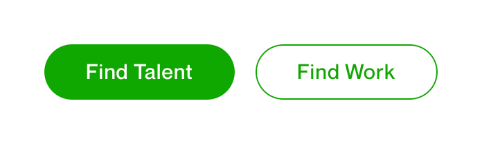 Upwork ButtonUI component example