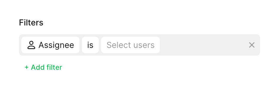 Cycle Sorting & filteringUI component example