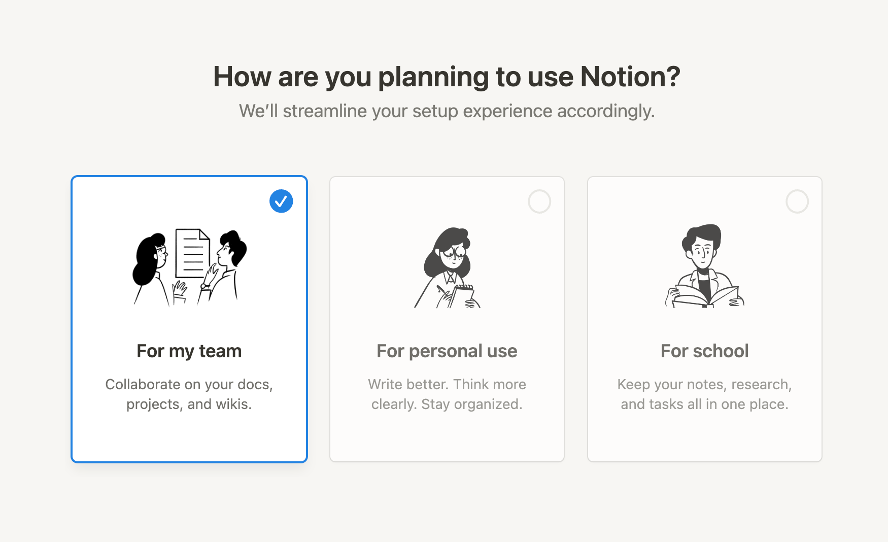 Notion Checkbox & radioUI component example