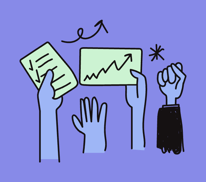 Arrows IllustrationUI component example