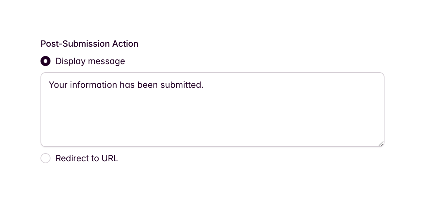 Outseta Checkbox & radioUI component example