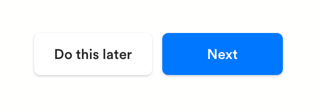 Mollie ButtonUI component example