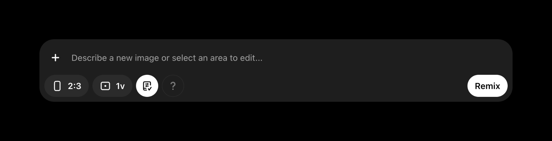 Sora Artificial intelligenceUI component example