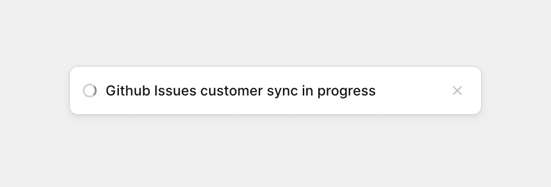 Cycle Notification ToastUI component example