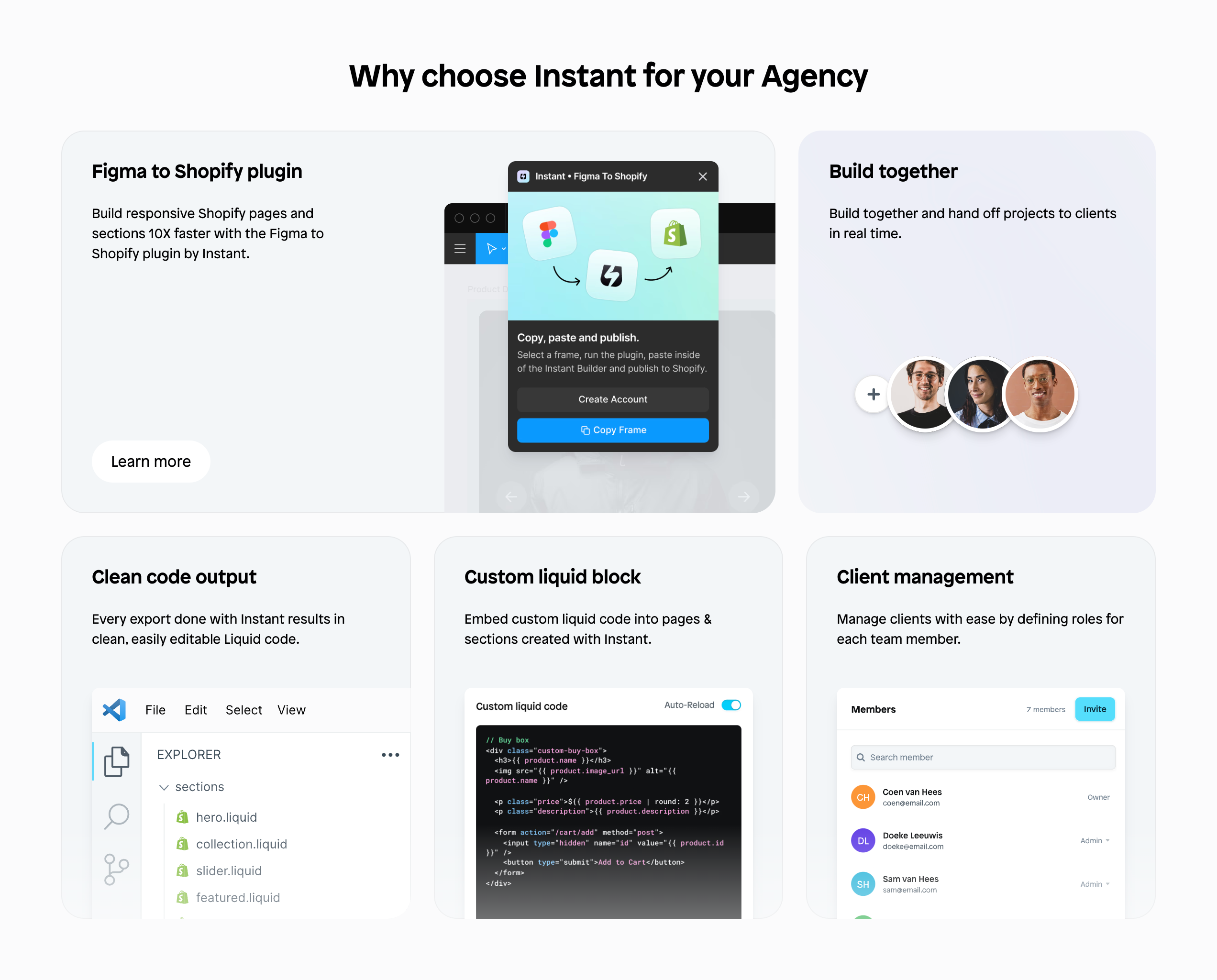 Instant Bento boxUI component example