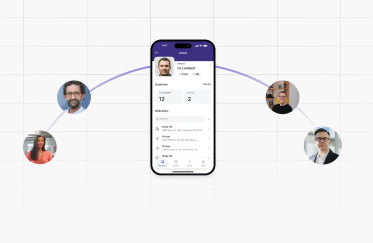 Glide IllustrationUI component example