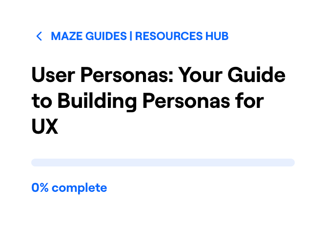 Maze Progress indicatorUI component example
