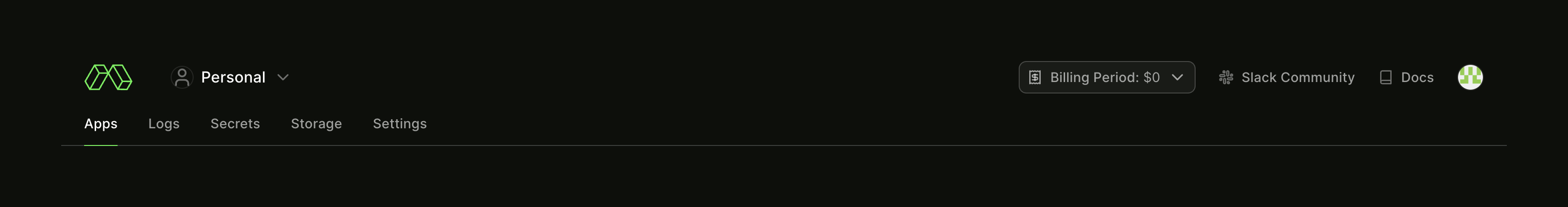 Modal Horizontal navigationUI component example
