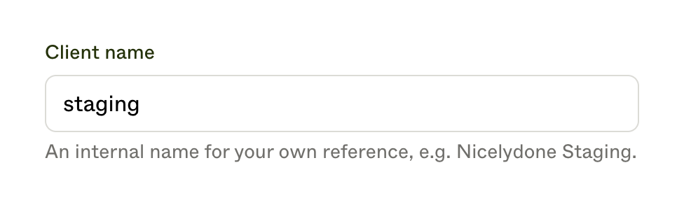 Enode Input textUI component example
