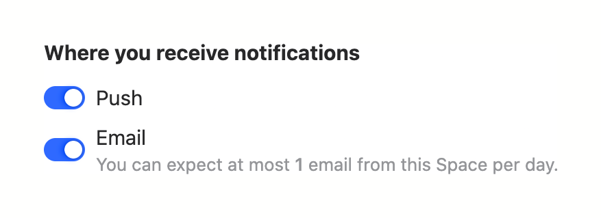 Quora Toggle/SwitchUI component example