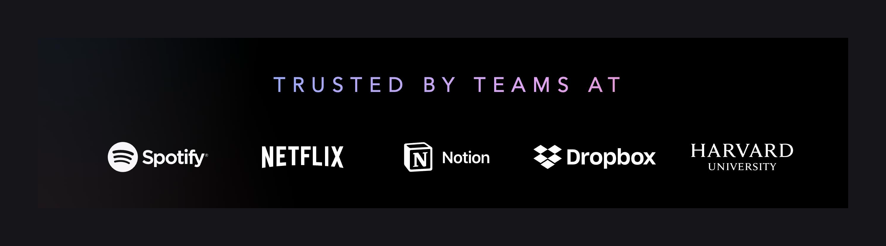 Superhuman Social proofUI component example