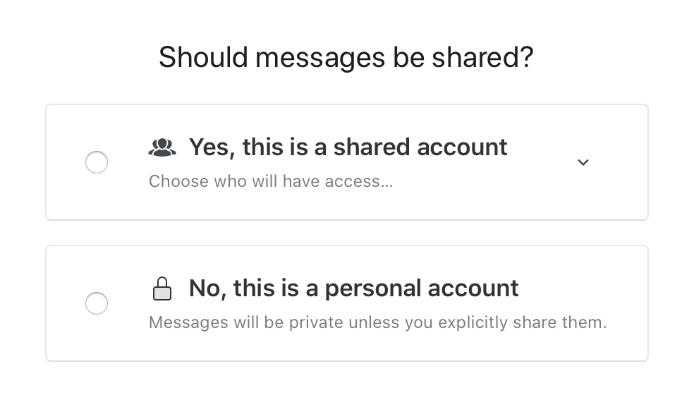 Missive Checkbox & radioUI component example