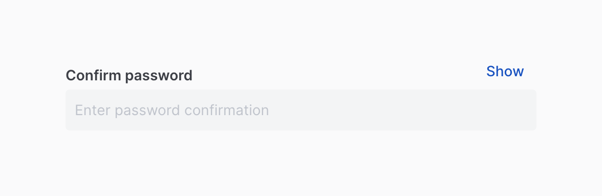Mindsay Input textUI component example