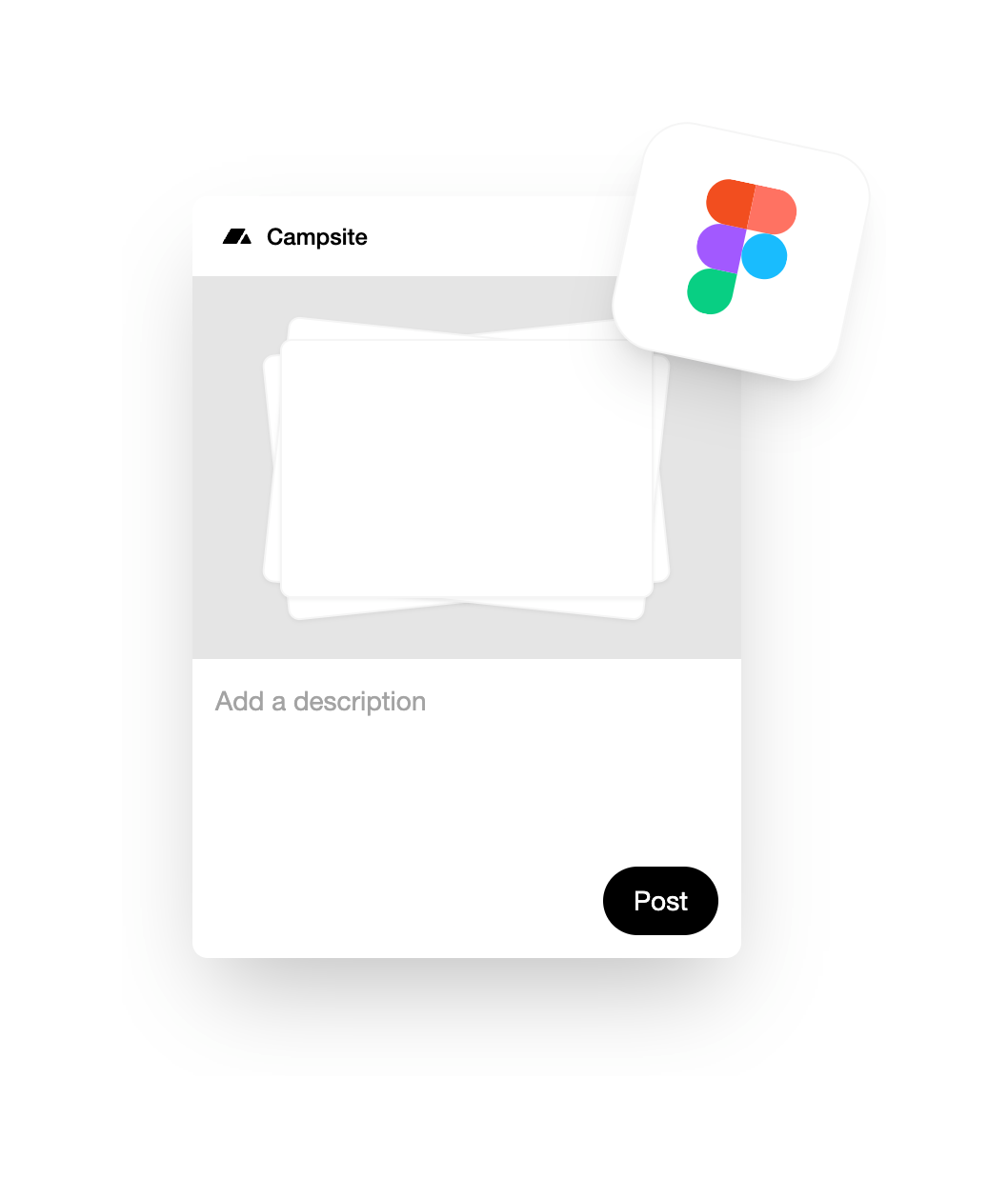 Campsite IllustrationUI component example
