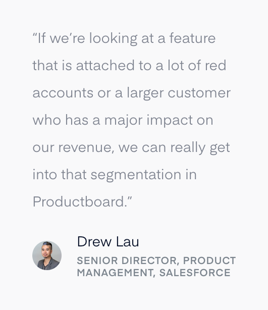 Productboard TestimonialUI component example