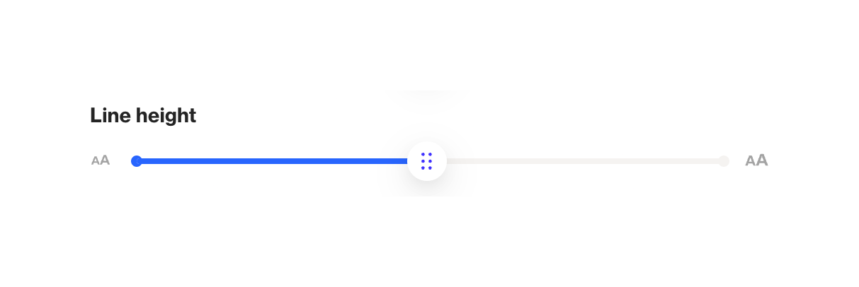 Ortto SliderUI component example