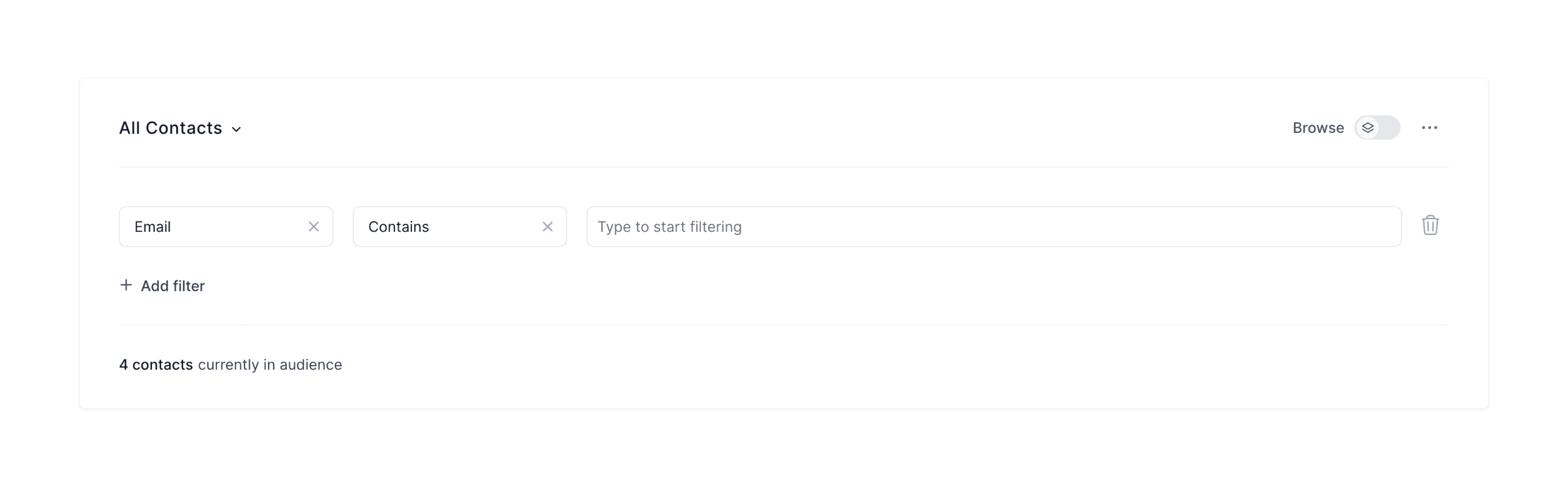 Loops Sorting & filteringUI component example