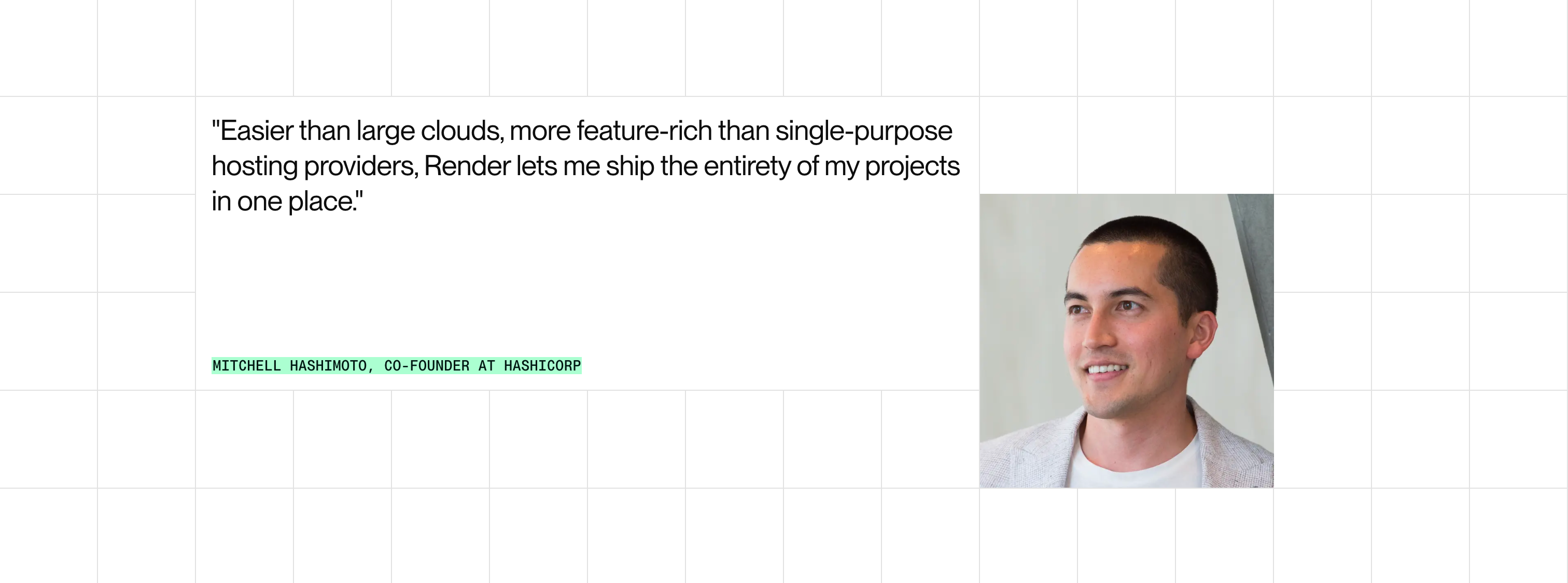 Render TestimonialUI component example