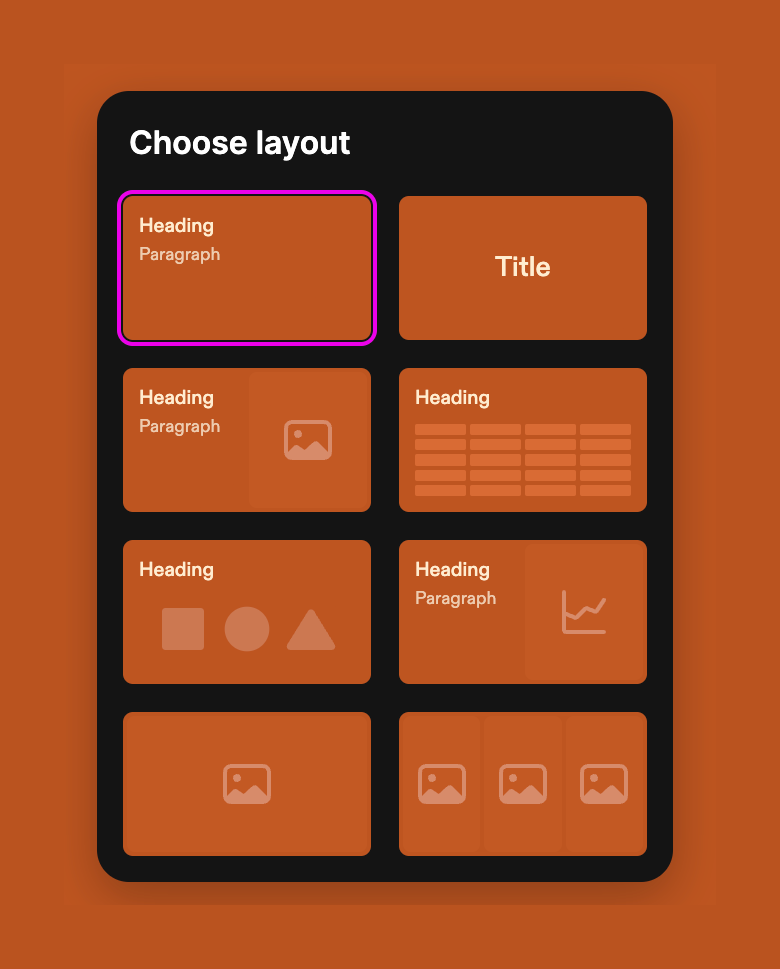 Tome Grid listUI component example