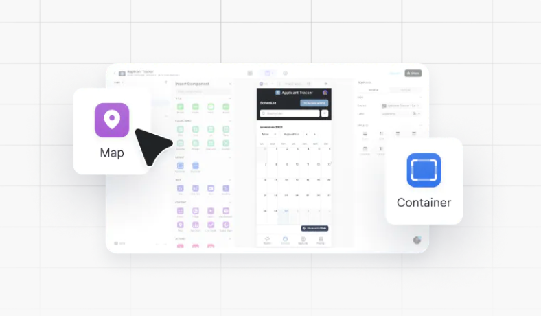 Glide IllustrationUI component example