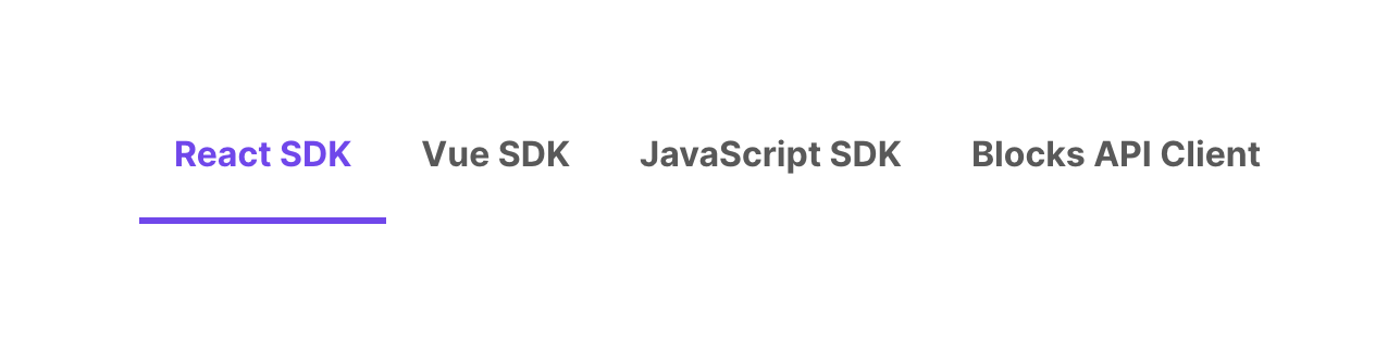 Dopt TabsUI component example