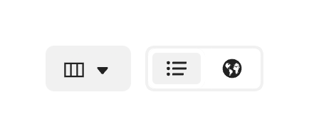 Intercom Sorting & filteringUI component example