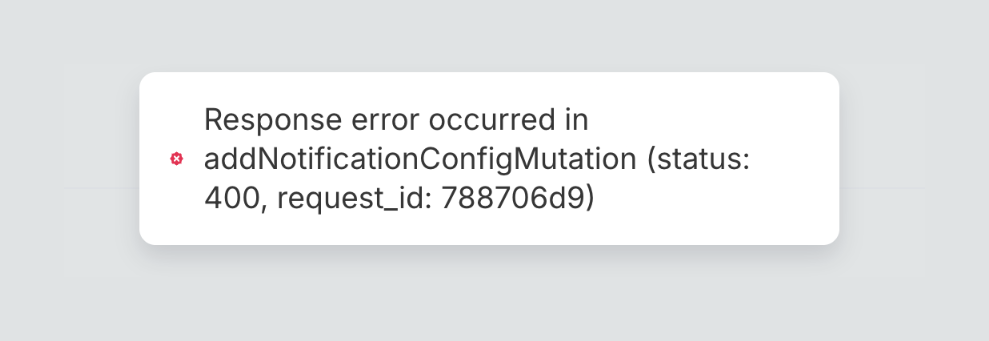 Evervault Notification ToastUI component example