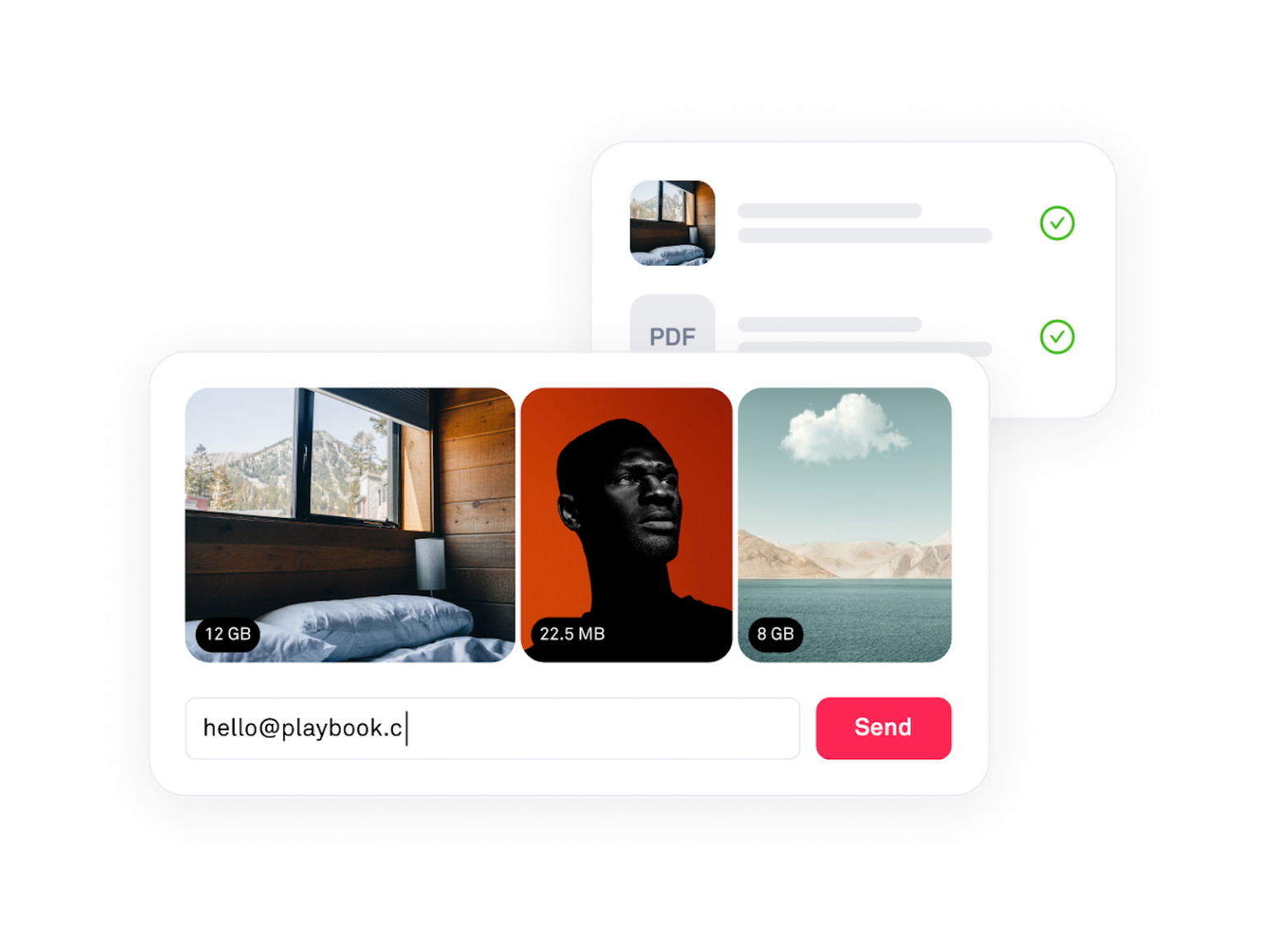 Playbook IllustrationUI component example