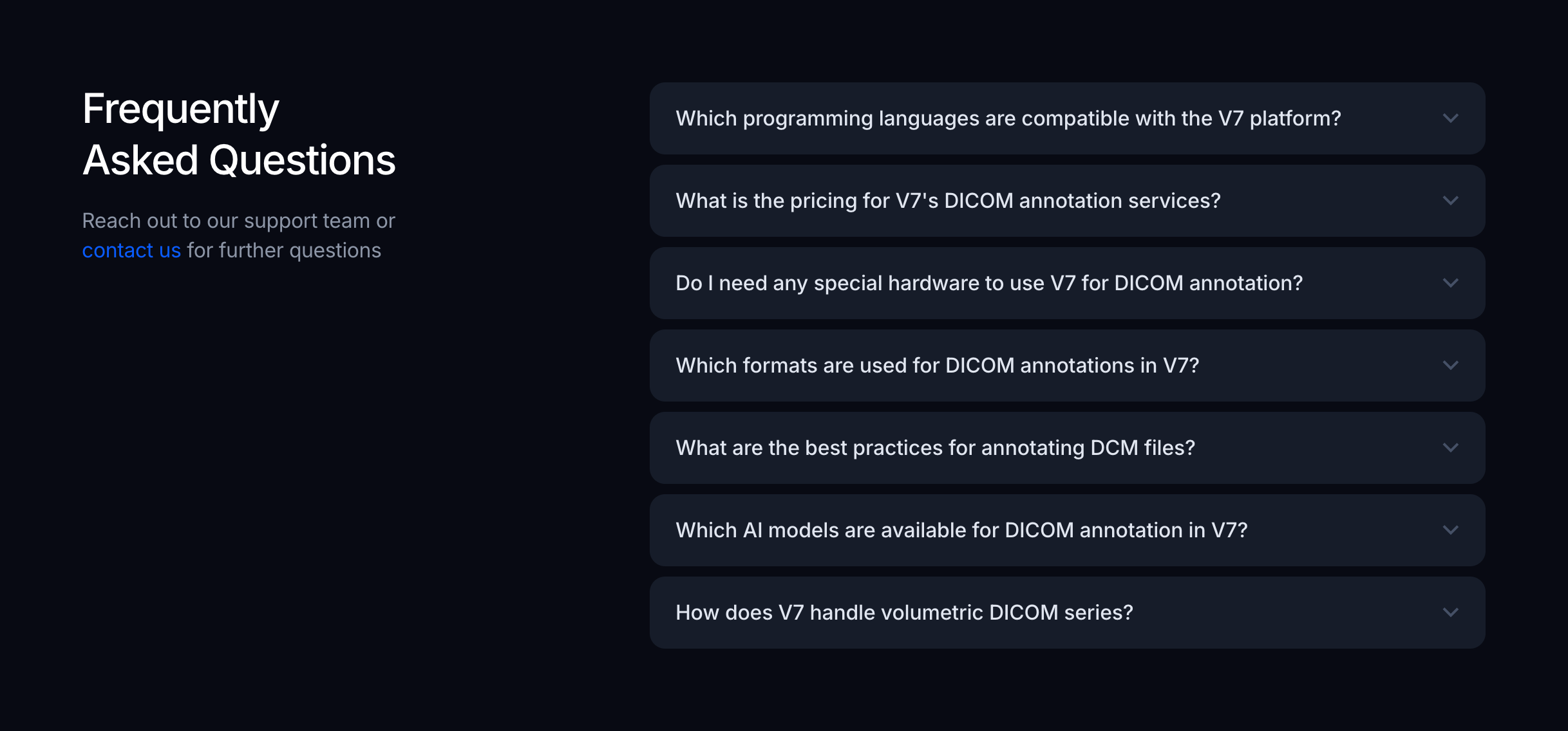 V7 FAQUI component example