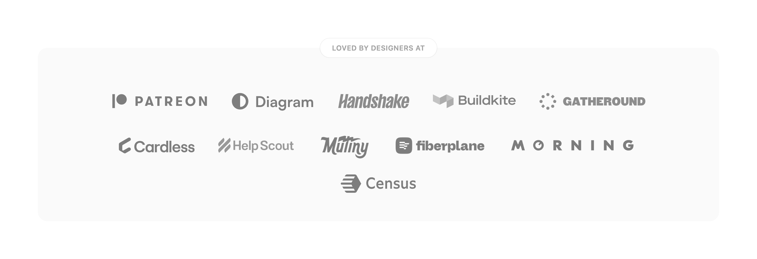 Campsite Social proofUI component example