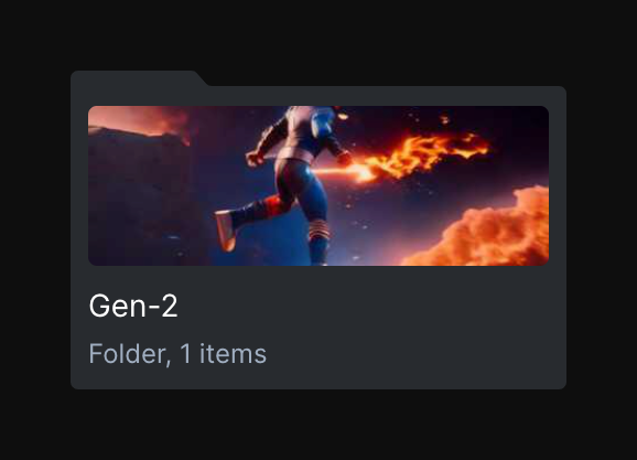 Runway CardUI component example