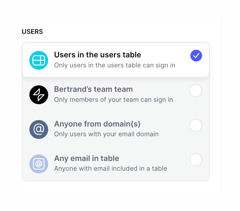 Glide Checkbox & radioUI component example