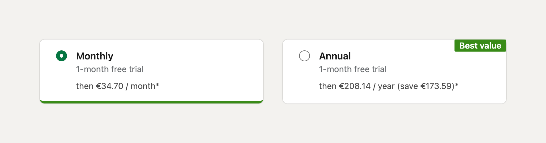 Linkedin Checkbox & radioUI component example